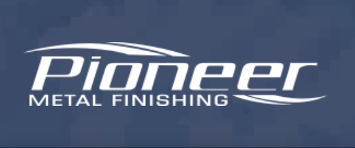 Logo of Pioneer Metal Finishing. A valued community partner supporting the Ribbons of Monroe cancer mission.
